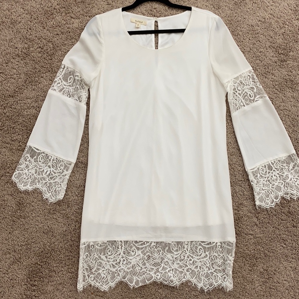 White Dress with Lace